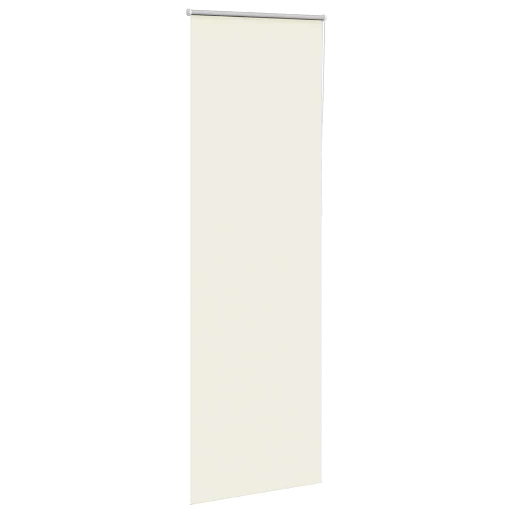Rolgordijn verduisterend gebroken wit 65x210 cm stofbreedte