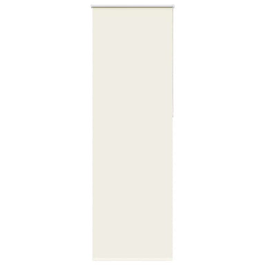 Rolgordijn verduisterend gebroken wit 85x210 cm stofbreedte