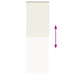 Rolgordijn verduisterend gebroken wit 85x230 cm stofbreedte