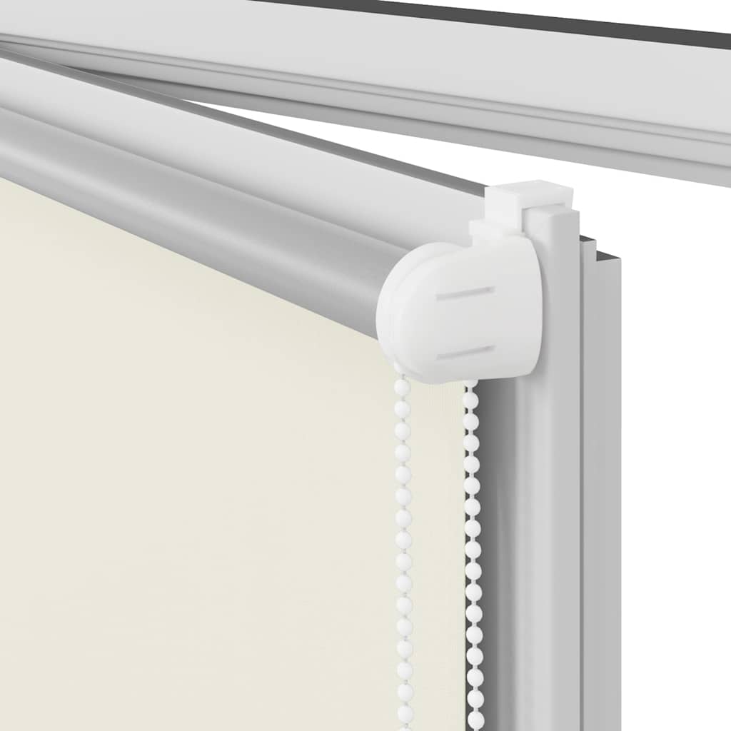 Rolgordijn verduisterend gebroken wit 90x230 cm stofbreedte