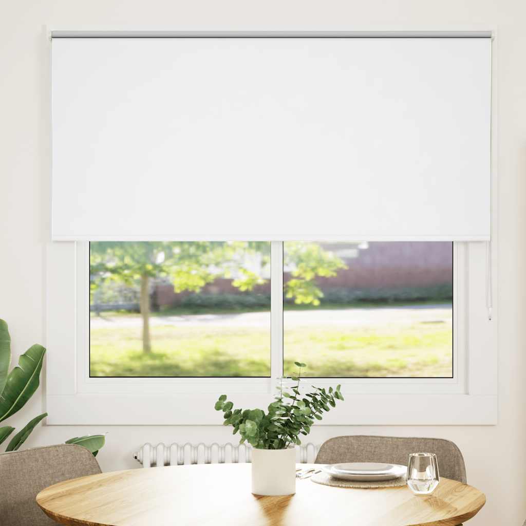 Rolgordijn verduisterend 160x130 cm stofbreedte 156,6 cm wit