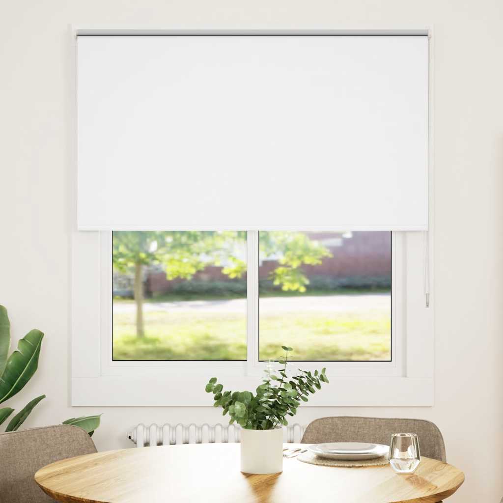 Rolgordijn verduisterend 140x150 cm stofbreedte 136,6 cm wit