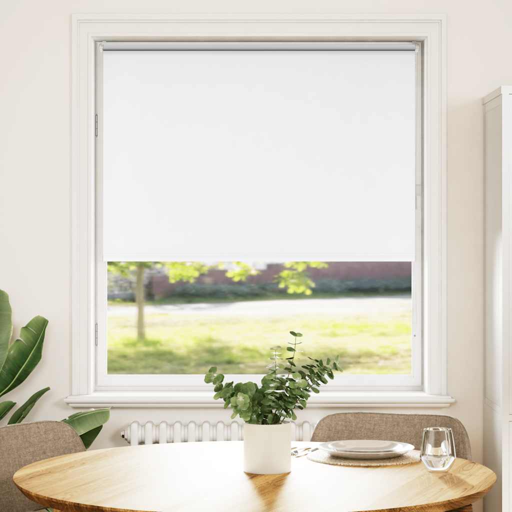 Rolgordijn verduisterend wit 95x175cm stofbreedte 90,7 cm