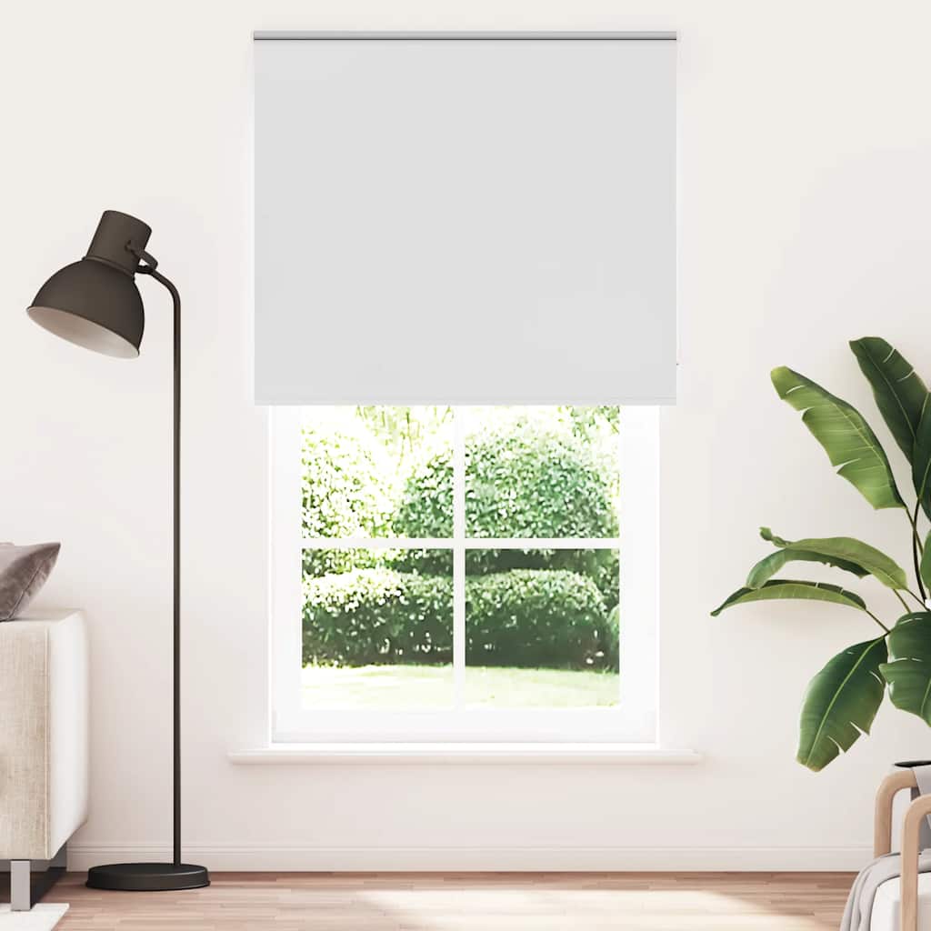 Rolgordijn verduisterend 130x230 cm stofbreedte 126,6 cm wit