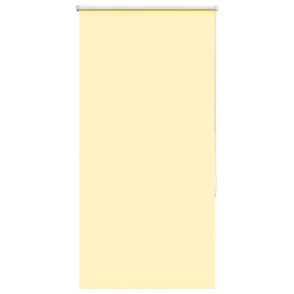 Rolgordijn verduisterend 75x130 cm stofbreedte 70,7cm geel