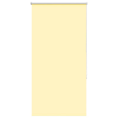 Rolgordijn verduisterend 75x130 cm stofbreedte 70,7cm geel