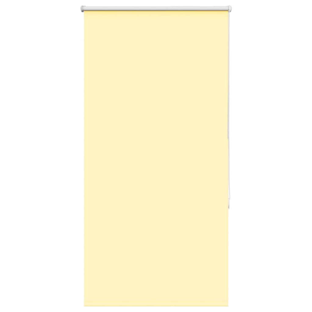 Rolgordijn verduisterend 85x130 cm stofbreedte 80,7cm geel