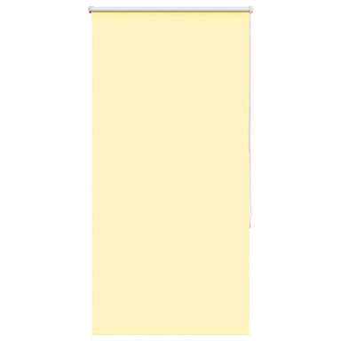 Rolgordijn verduisterend 85x130 cm stofbreedte 80,7cm geel