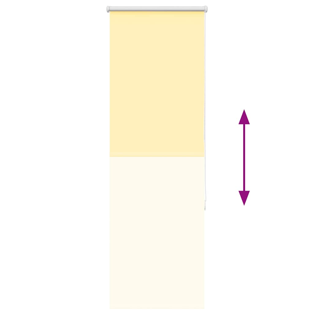 Rolgordijn 40x150 cm verduisterend stofbreedte 35,7cm geel