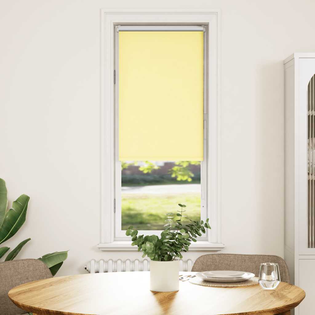 Rolgordijn 60x150 cm verduisterend stofbreedte 55,7cm geel