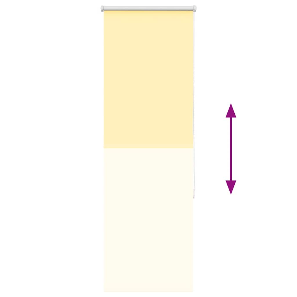 Rolgordijn 60x150 cm verduisterend stofbreedte 55,7cm geel