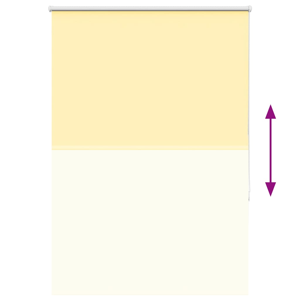 Rolgordijn 90x150 cm stofbreedte 85,7 cm verduisterend geel