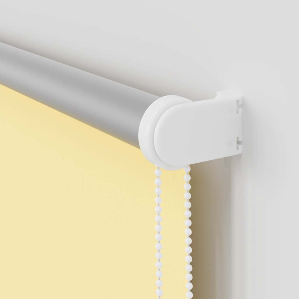Rolgordijn verduisterend 145x150 cm stofbreedte 141,6 cm geel