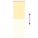 Rolgordijn 40x175 cm stof verduisterend geel Stofbreedte 35,7cm