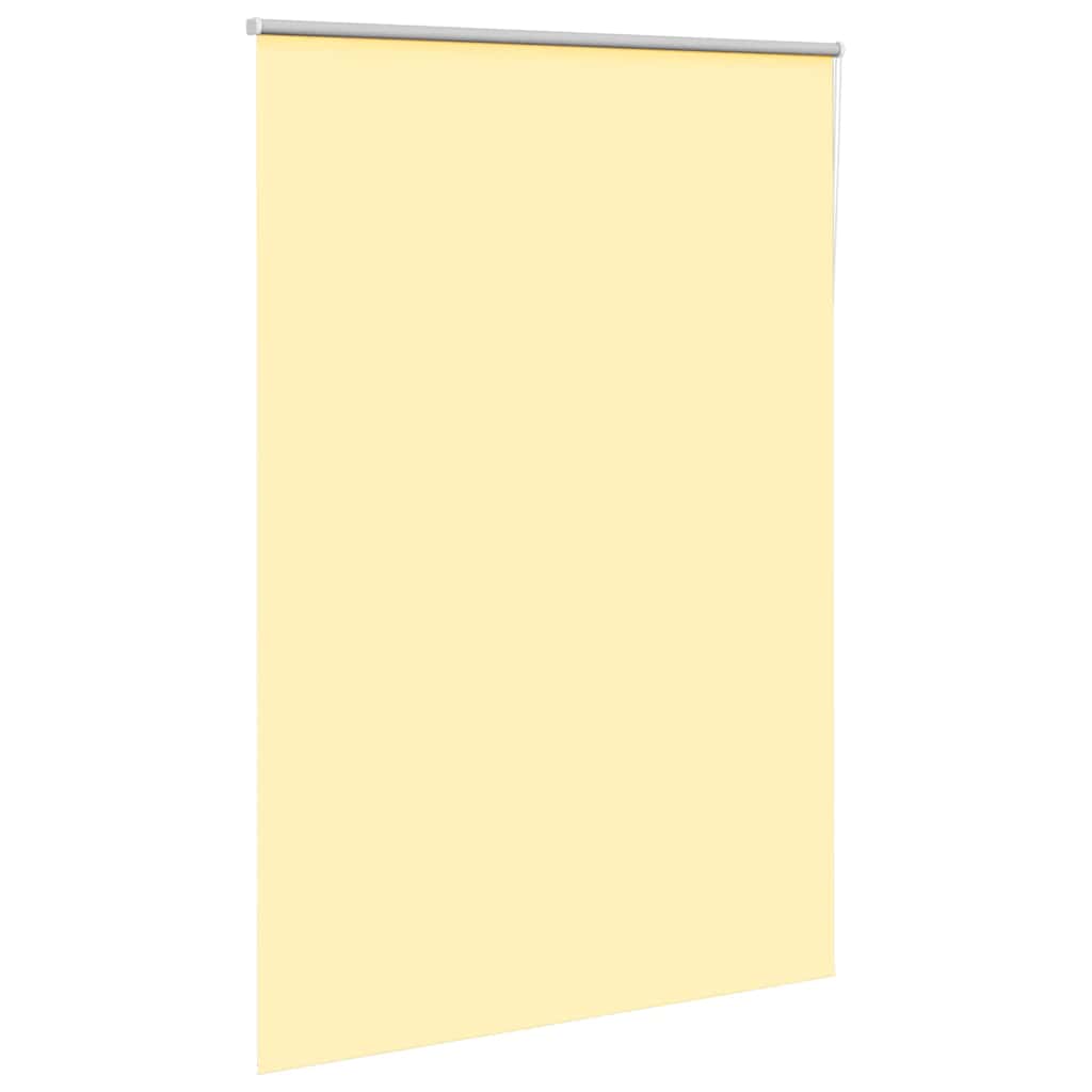 Rolgordijn verduisterend 145x210 cm stofbreedte 141,6 cm geel