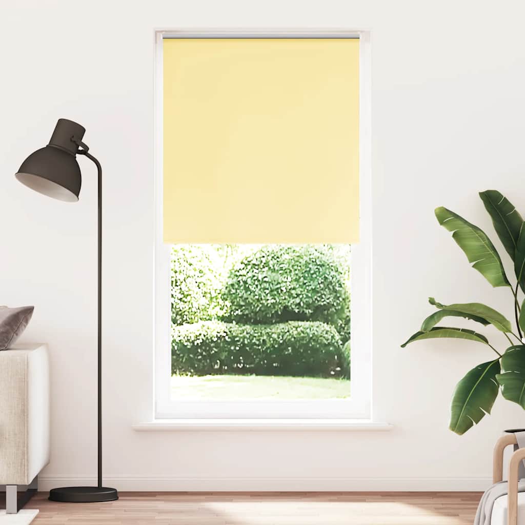 Rolgordijn verduisterend 105x230 cm stofbreedte 100,7 cm geel