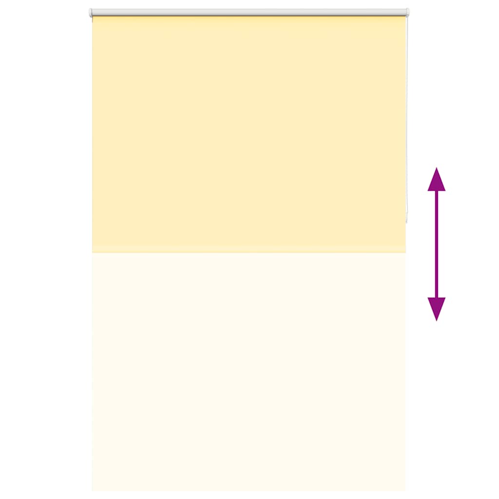 Rolgordijn 145x230 cm verduisterend 141,6 cm polyester geel