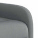 Fauteuil verstelbaar stof lichtgrijs