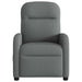 Fauteuil verstelbaar stof donkergrijs
