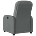 Fauteuil verstelbaar stof donkergrijs