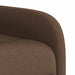 Fauteuil verstelbaar stof bruin