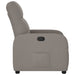 Fauteuil verstelbaar stof taupe