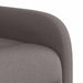 Fauteuil verstelbaar stof taupe