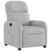 Fauteuil verstelbaar stof wolk grijs
