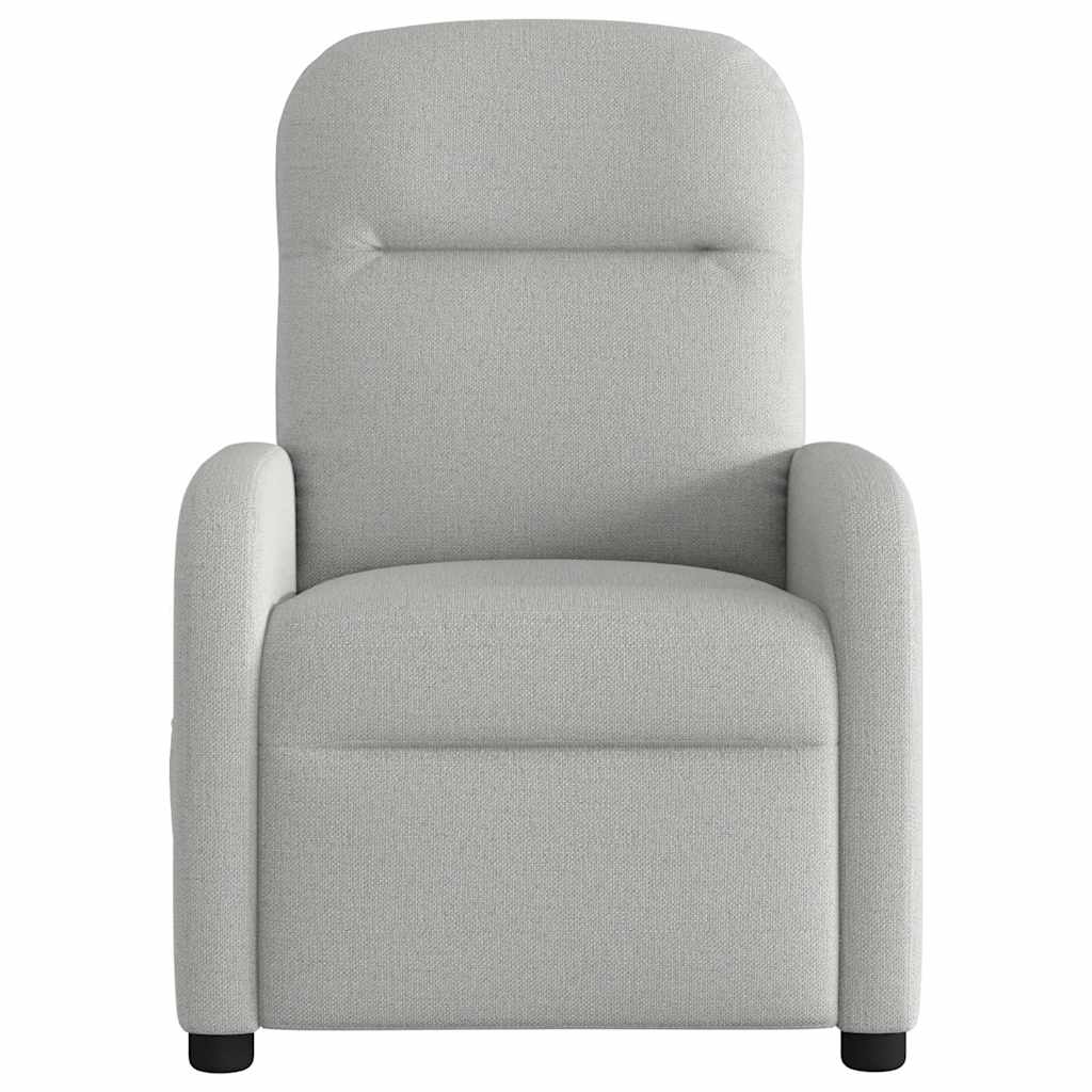 Fauteuil verstelbaar stof wolk grijs