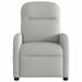 Fauteuil verstelbaar stof wolk grijs
