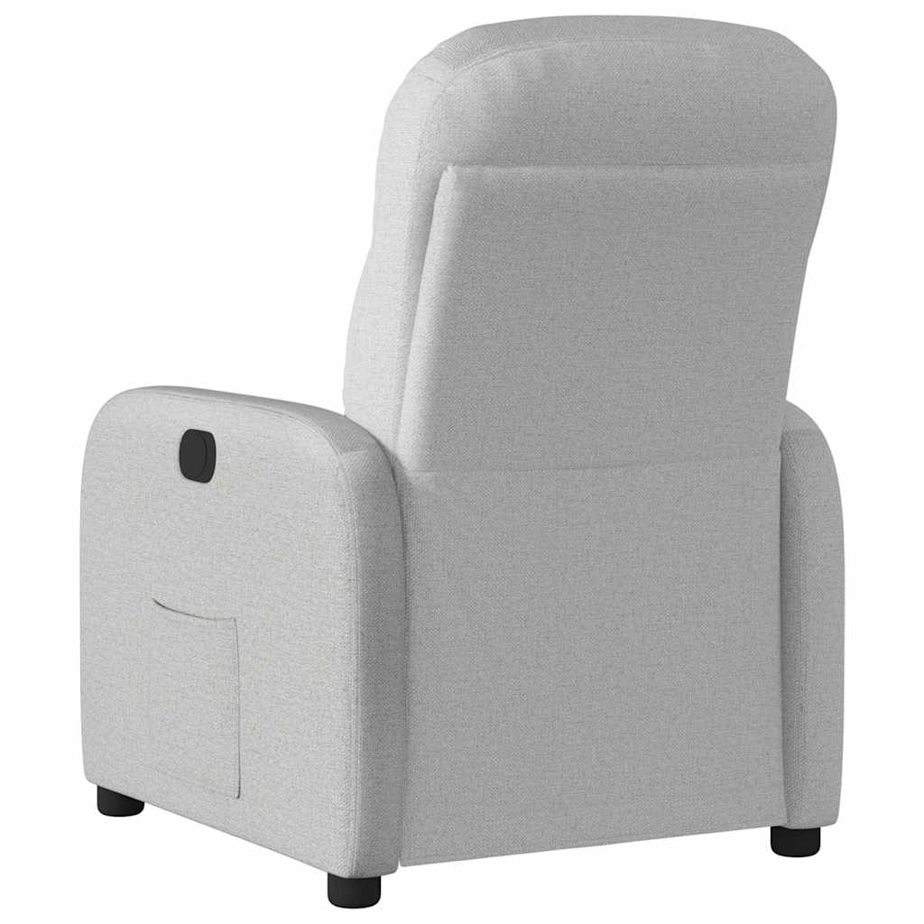 Fauteuil verstelbaar stof wolk grijs