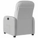Fauteuil verstelbaar stof wolk grijs