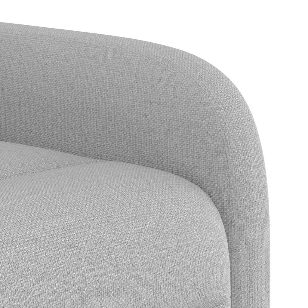 Fauteuil verstelbaar stof wolk grijs
