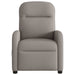 Massagestoel verstelbaar stof taupe