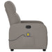 Massagestoel verstelbaar stof taupe