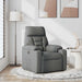 Relaxfauteuil Donkergrijze Stof 1
