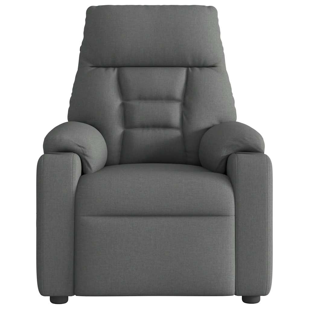 Relaxfauteuil Donkergrijze Stof 1