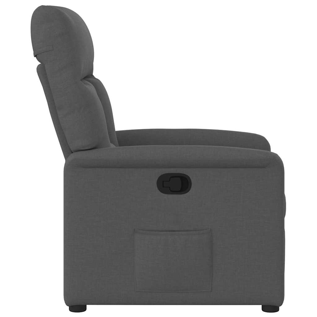 Relaxfauteuil Donkergrijze Stof 1