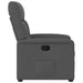 Relaxfauteuil Donkergrijze Stof 1