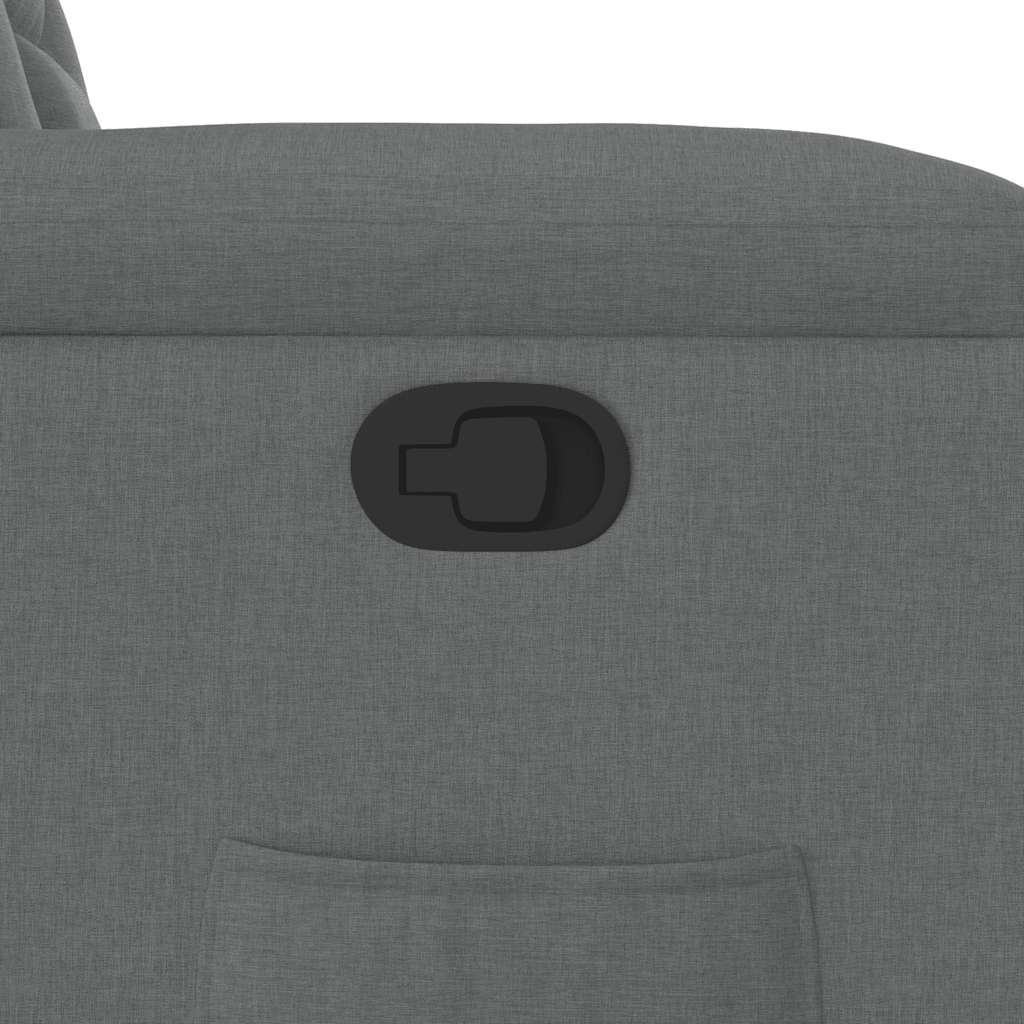 Relaxfauteuil Donkergrijze Stof 1