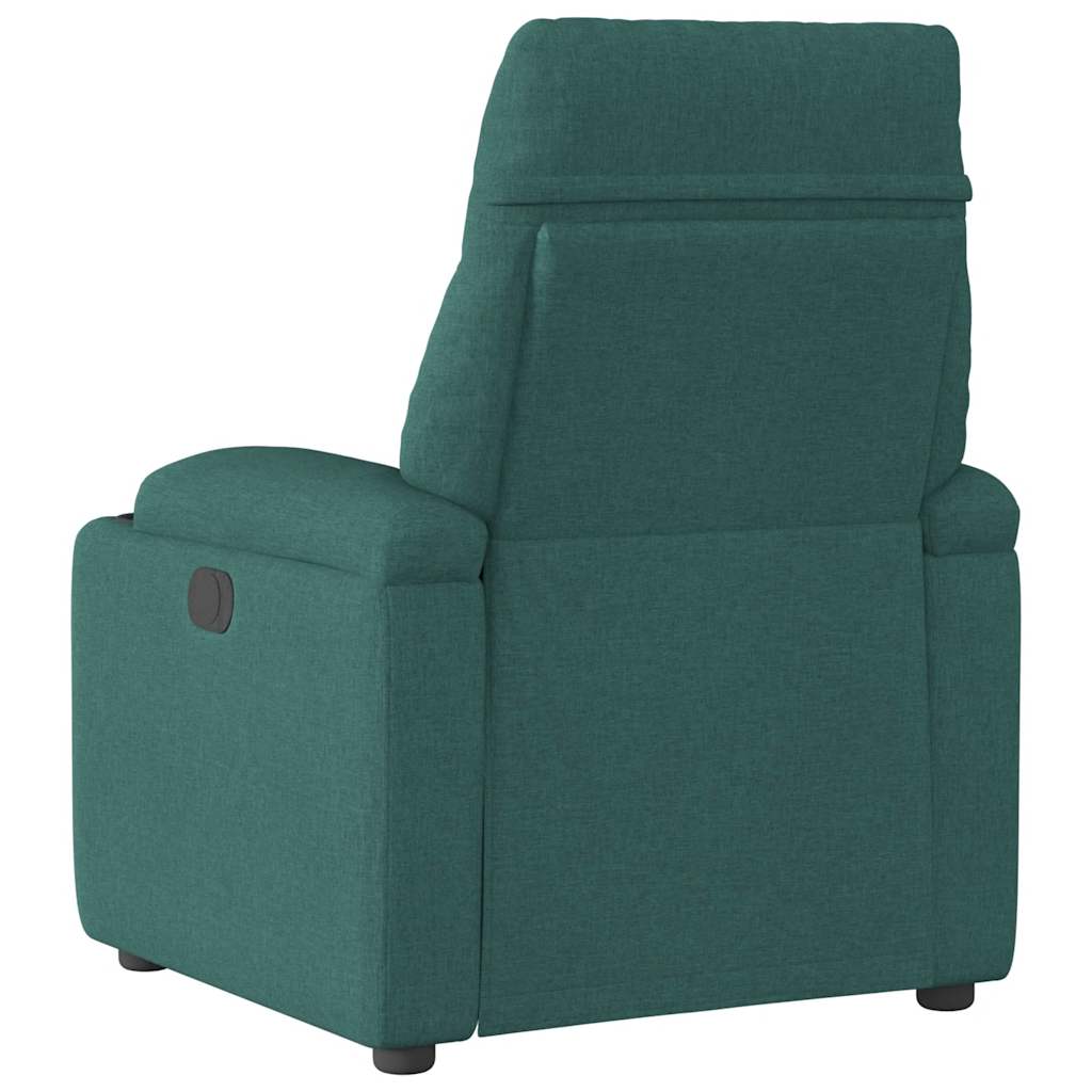 Fauteuil verstelbaar stof donkergroen