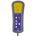 Massagestoel microvezelstof donkergrijs