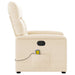 Massagestoel microvezelstof beige