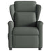 Fauteuil verstelbaar stof donkergrijs