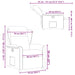Fauteuil verstelbaar stof taupe