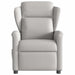 Fauteuil verstelbaar stof wolk grijs