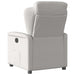 Fauteuil verstelbaar stof wolk grijs
