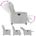 Fauteuil verstelbaar stof wolk grijs