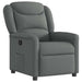 Fauteuil verstelbaar stof donkergrijs