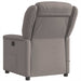 Massagestoel verstelbaar stof taupe